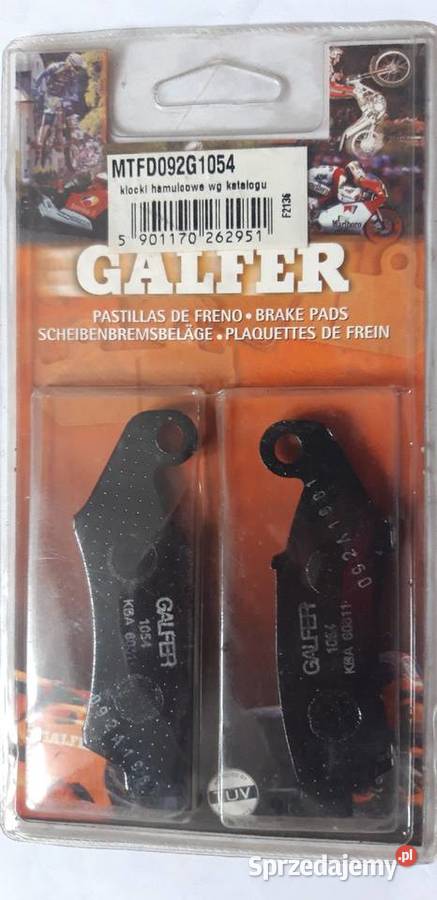 Klocki hamulcowe Galfer FD092G1054 Kobyłka sprzedam