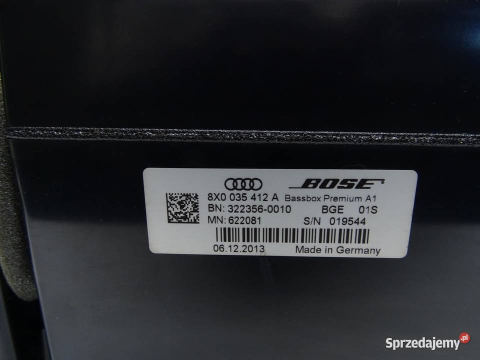 GŁOŚNIK SUBWOOFER NISKOTONOWY BOSE 8X0035412A małopolskie