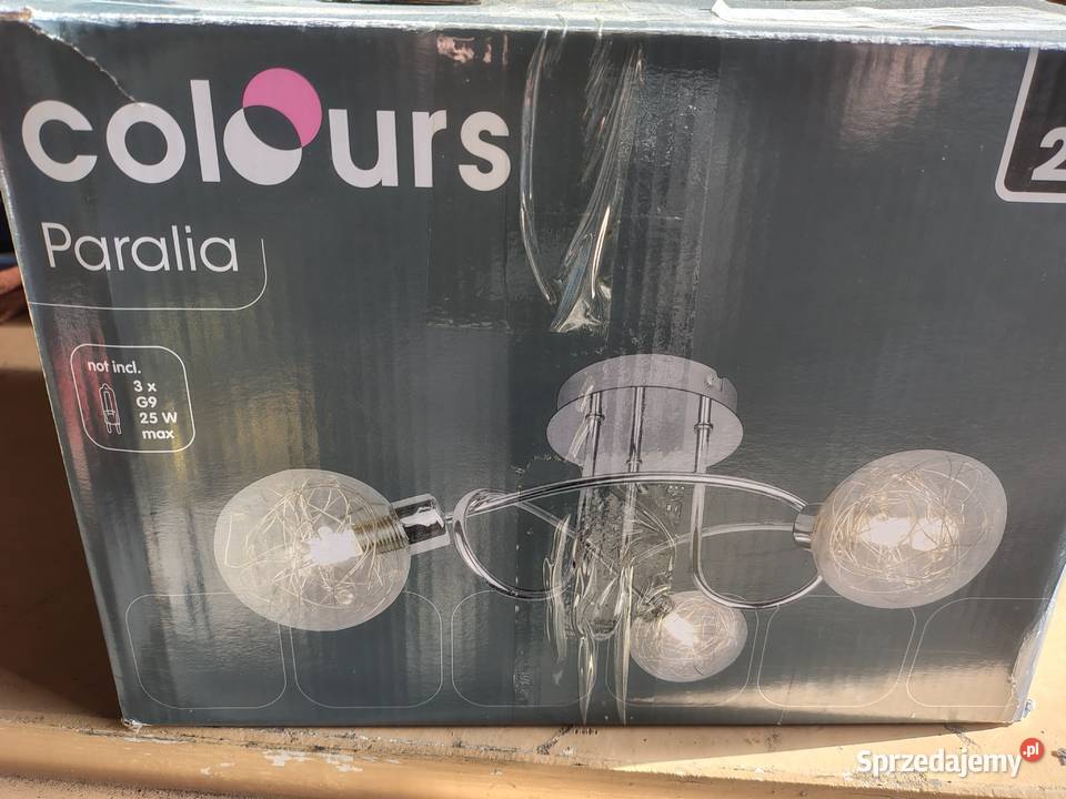 Lampa Sufitowa Colours Paralia 3 x 25 W G9 Zawiercie
