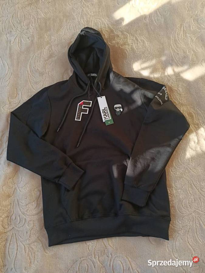 Bluza bawełniana z kapturem Karla Lagerfelda Białystok