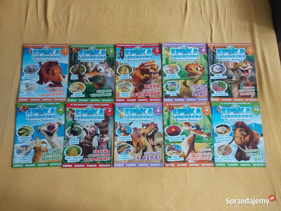 Kompletne Numery epoki lodowcowej kolekcji miękka Chorzów sprzedam