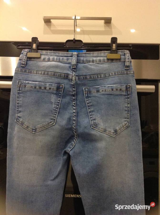 Spodnie Jeans Damskie M Nowe Wysoki stan Nowa Sól