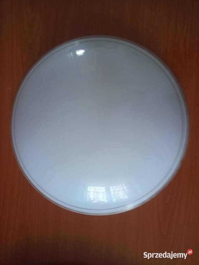 Plafon sufitowy 2x60W e27 drewno szkło mleczne Pyrzyce