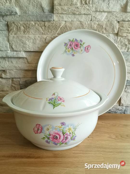 Serwis obiadowy porcelanowy Na łące mazowieckie