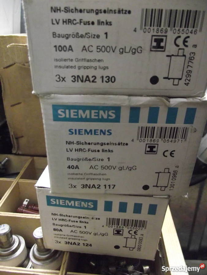 Bezpieczniki Topiki 100A małopolskie Lgota