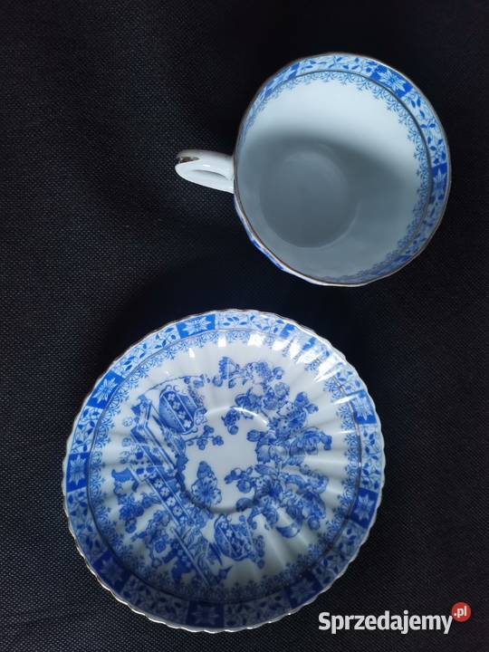 Stara przedwojenna filiżanka Echt China Blau Katowice sprzedam