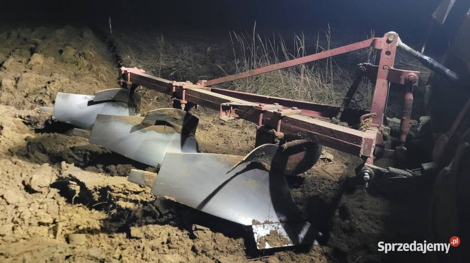 Pług 3 skibowy Fortschritt B125 nieuszkodzony dolnośląskie Strzelin