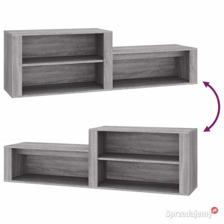 Szafka na buty szary dąb sonoma 150x35x45 Warszawa