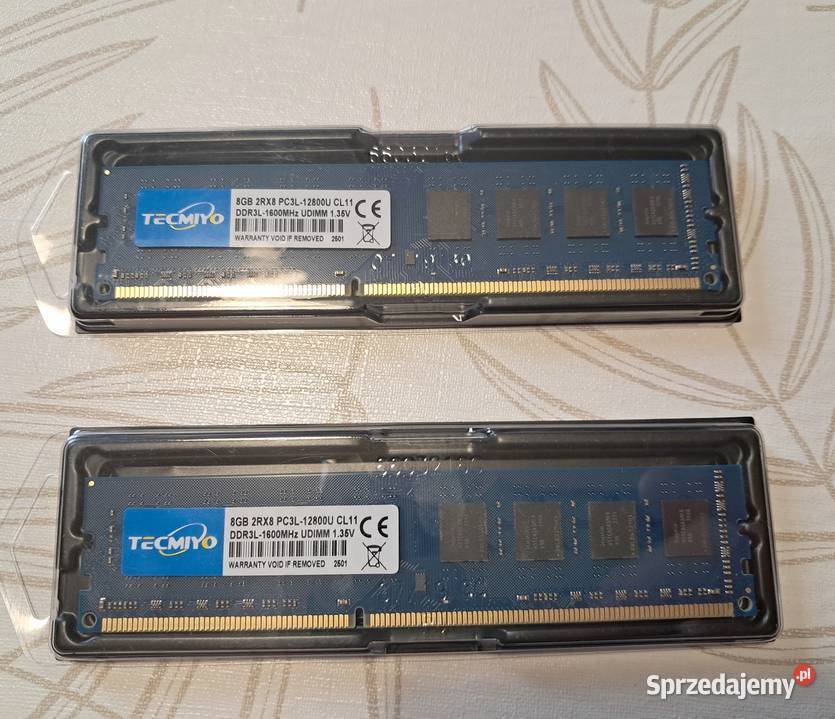 Pamięć ram 16GB w dwóch kościach 8GB do DDR3 Pamięci Kraków