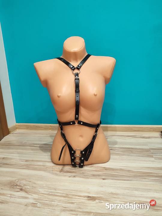 Harness paski uprząż na ciało czarny Inna marka Tarnów sprzedam