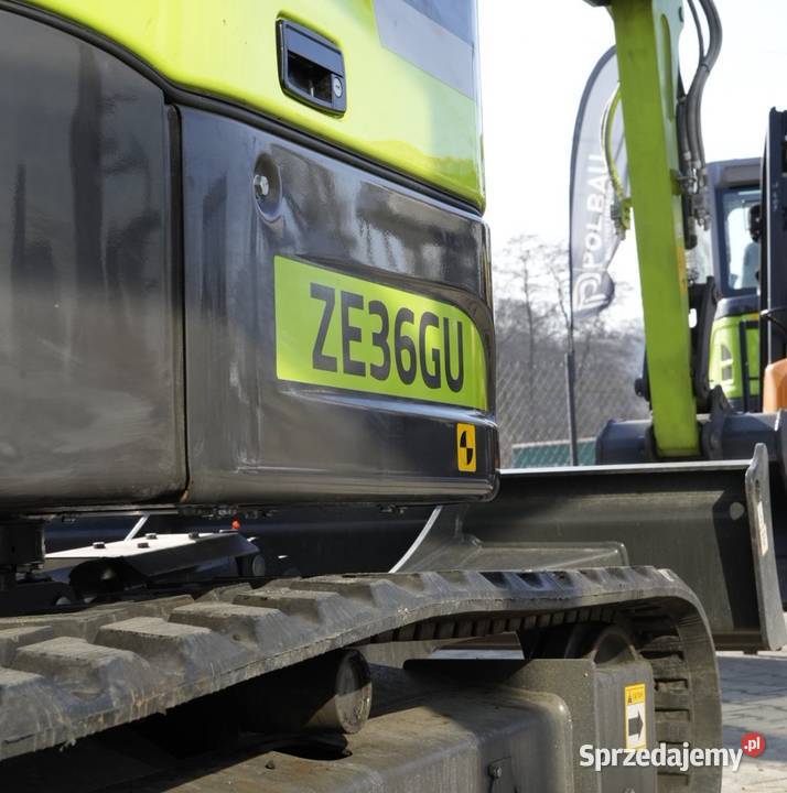 Minikoparka Zoomlion ZE36GU 38 t Zero Tail Swing Gąsiennice Wrocław sprzedam