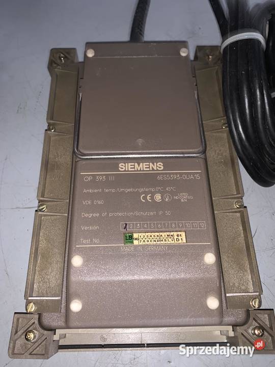 Siemens OP 393III 6es5 3930UA15 Used Warszawa