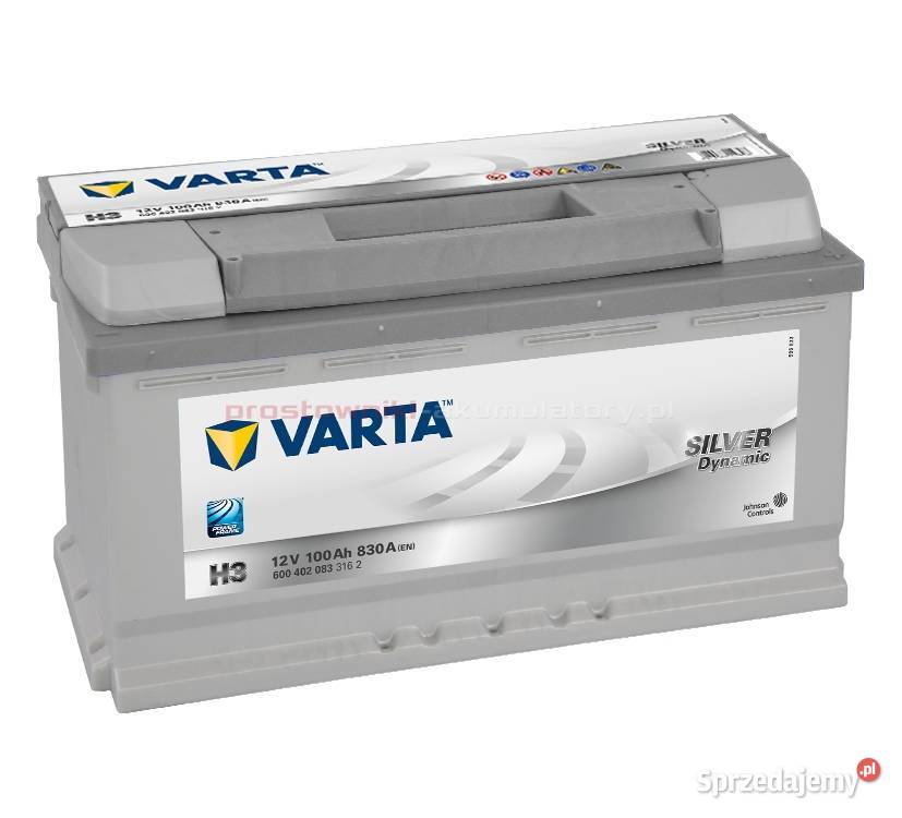 Akumulator VARTA Silver H3 100Ah 830A Specpart Akumulatory Szczecin