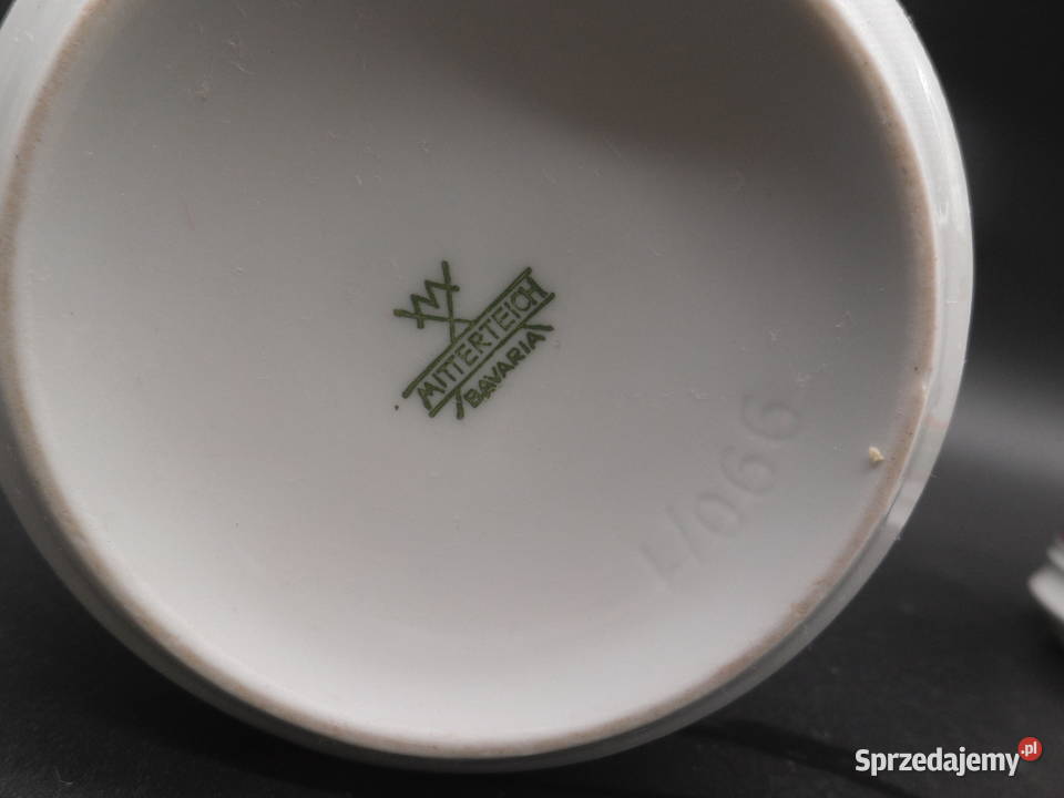 Zestaw Porcelanowy Cukiernica i Mlecznik Raszków