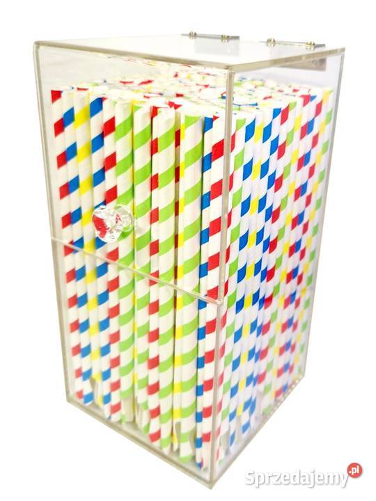 Zamykany pojemnik organizer na słomki Sandomierz