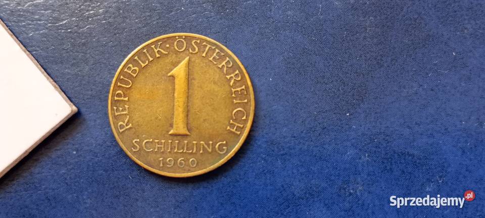 Stare monety 1 szyling 1960 Austria podkarpackie Lesko