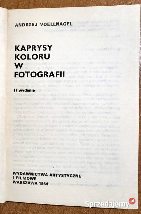 Kaprysy koloru w fotografii Andrzej Voellnagel Włodawa