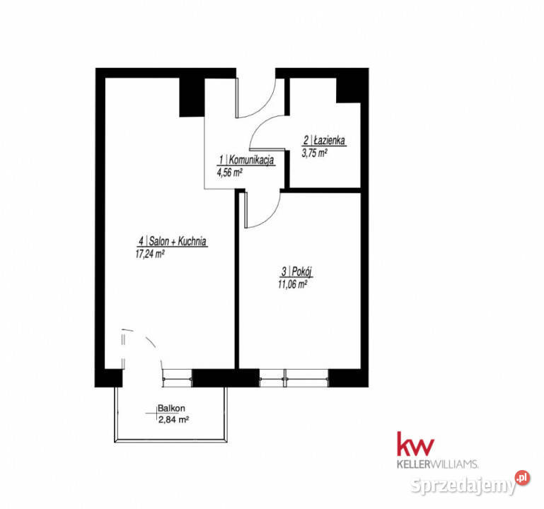 Mieszkanie 3664m2 2 pokojowe Poznań