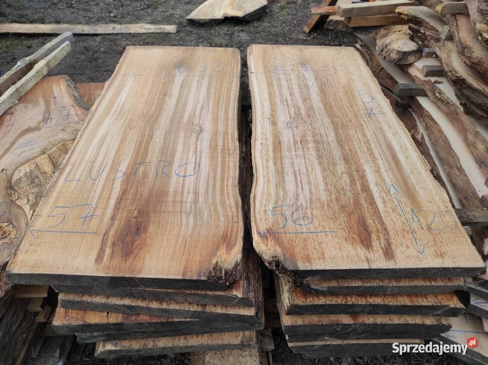 Monolit 124x5080x5 dąb stolik kawowy blat oak Przysucha
