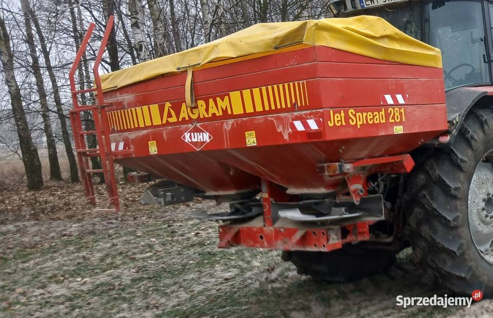Rozsiewacz nawozu Agram Jet Spread 281 2tony łódzkie