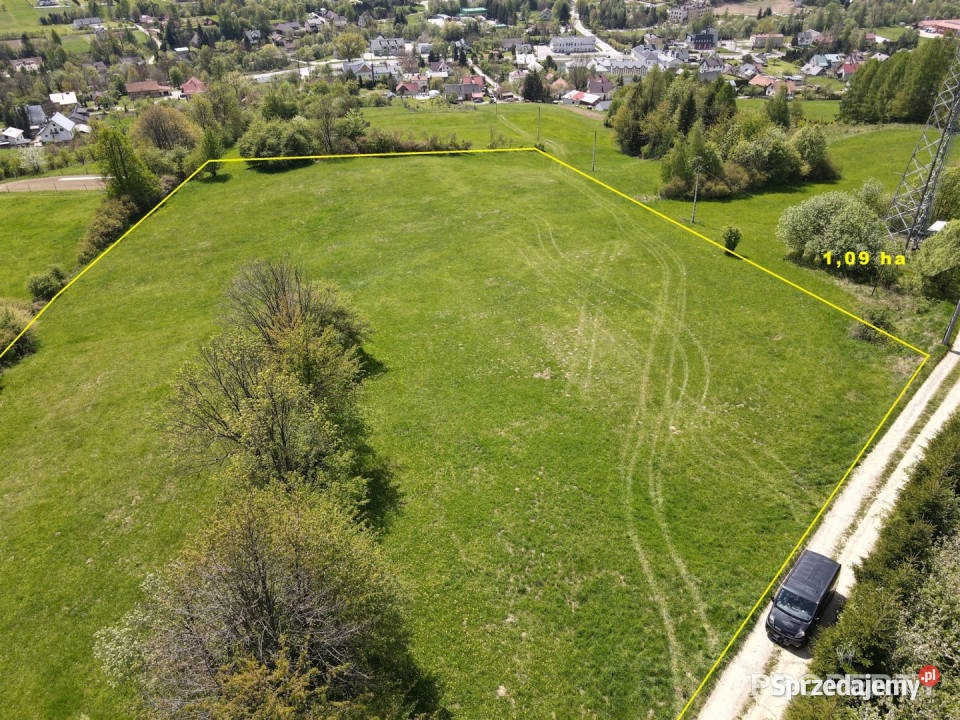 sprzedaży gruntu 10900m2 Łabowa