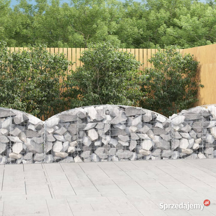 Łukowaty kosz gabionowy 200x30x6080