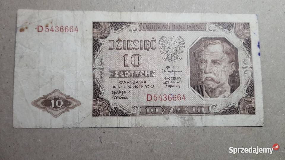 10 złotych 1948 s B Warszawa