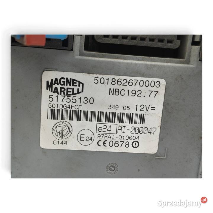 MODUŁ KOMFORTU BSI Fiat Stilo 14 51755130 osobowe lubelskie Chełm
