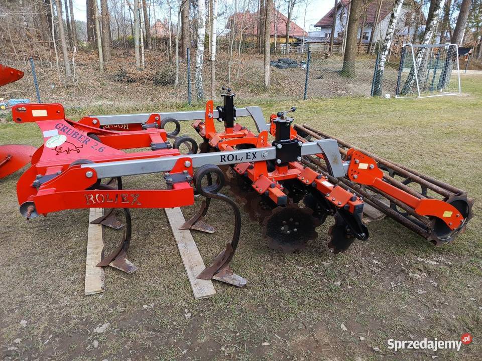 Agregat Gruber Ścierniskowy Podorywkowy Rolex pomorskie Sierakowice