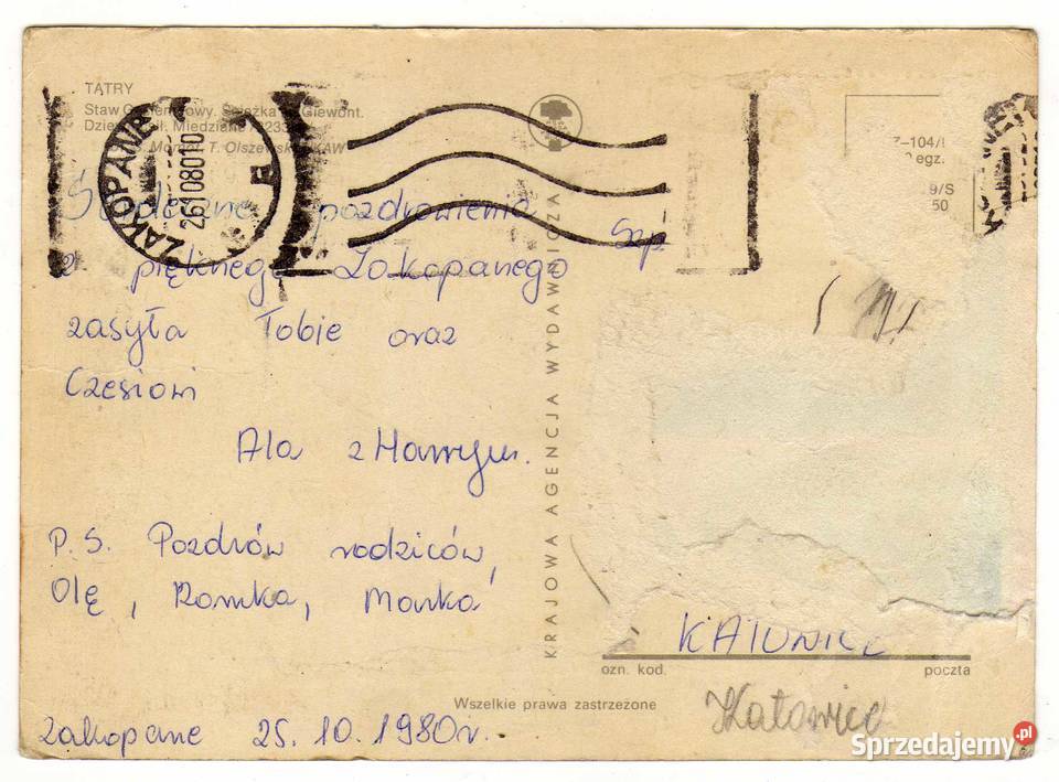 TATRY POCZTÓWKA WIELOWIDOKOWA 5