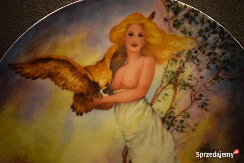 Porcelanowy talerz ozdobny wytwórni Edwin M Chełmno sprzedam