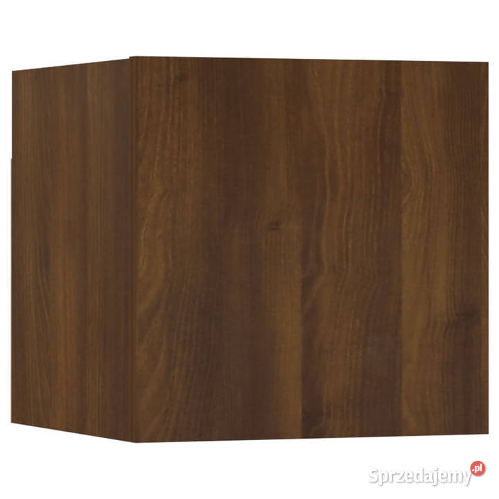 Wiszące szafki TV 2 brązowy dąb 305x30x30
