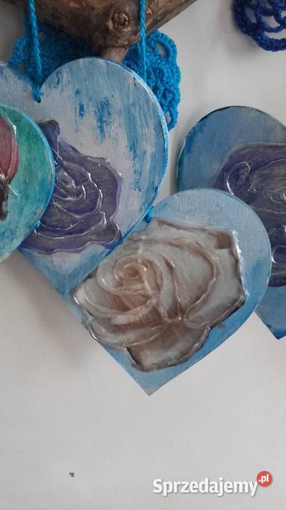 PRZEWIESZKI ZAKŁADKI DO KSIĄŻEK różane serduszka Dekoracje i ozdoby Piła sprzedam