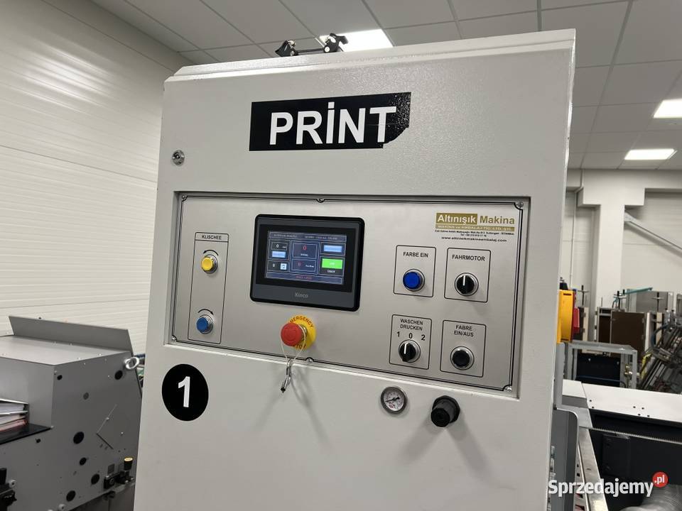 Drukarka fleksograficzna Altinisik Makina 1020 Produkcja Radom sprzedam