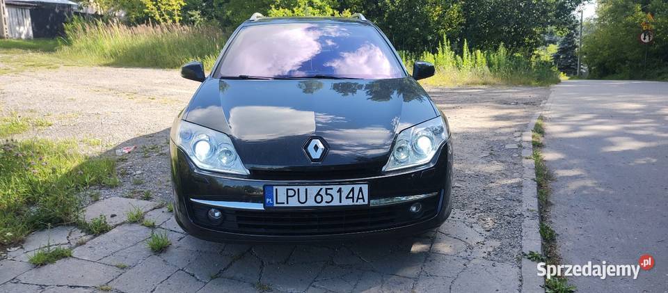 Renault laguna 3 turbo benzyna 170 2008 LPG czarny Starachowice