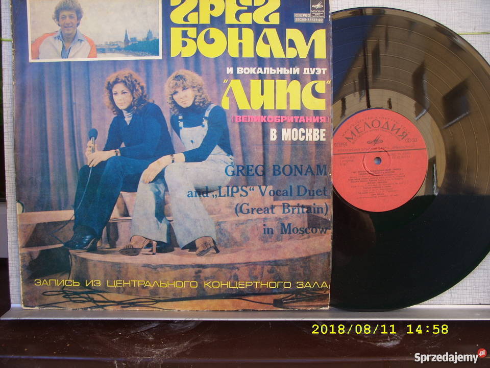 Pop LP GREG BONAM AND LIPSVOCAL DUET płyta winylowa
