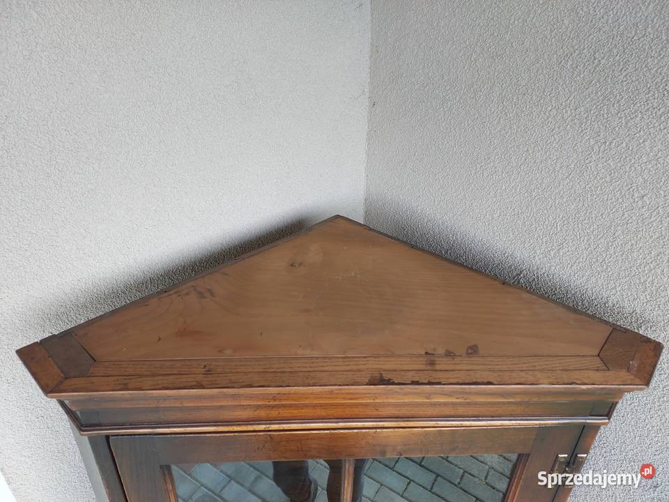 Szafka witryna narożna kątnik słupek rogowy Kredensy i witryny Tczew sprzedam