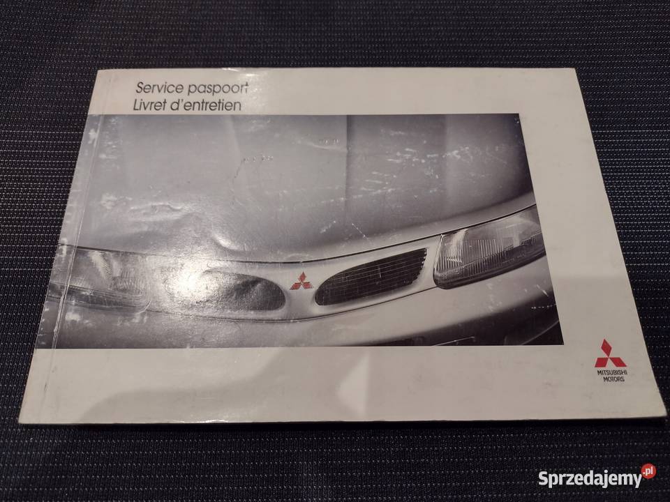 Mitsubishi Carisma Książka Gwarancyjna Serwisowa motoryzacja, transport Łódź