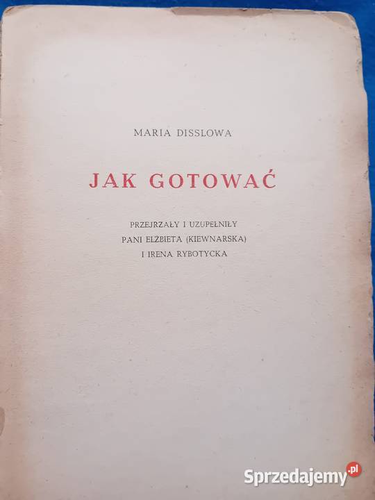 Maria Disslowa gotować IGDWydawn Rybitwa Wydanie