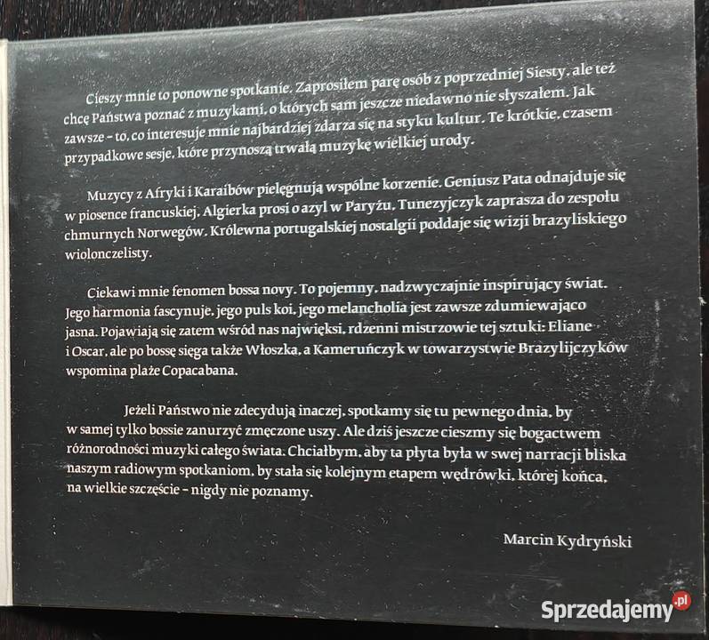 Siesta 2 CD Muzyka Świata Marcin Kydryński Warszawa
