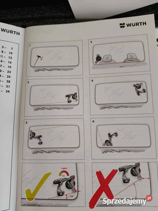 Wurth Przyrząd do samodzielnego wycinania szyb Luzino