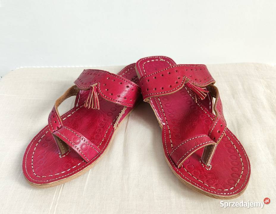 Skórzane japonki kohalpuri 37 orientalne boho sprzedam