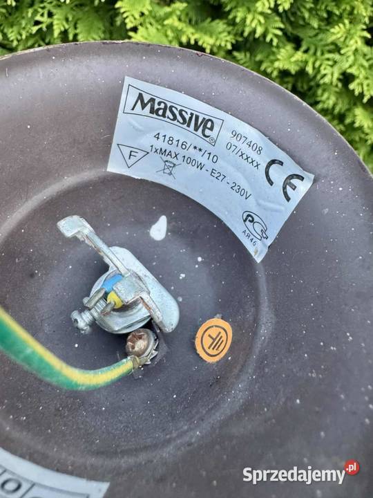Lampa wisząca MASSIVE 418166210 230V bursztynowe Wieliczka