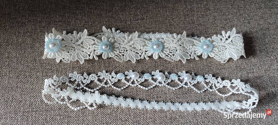 Podwiązki koronkowe z koralikami Pozostałe Zduńska Wola