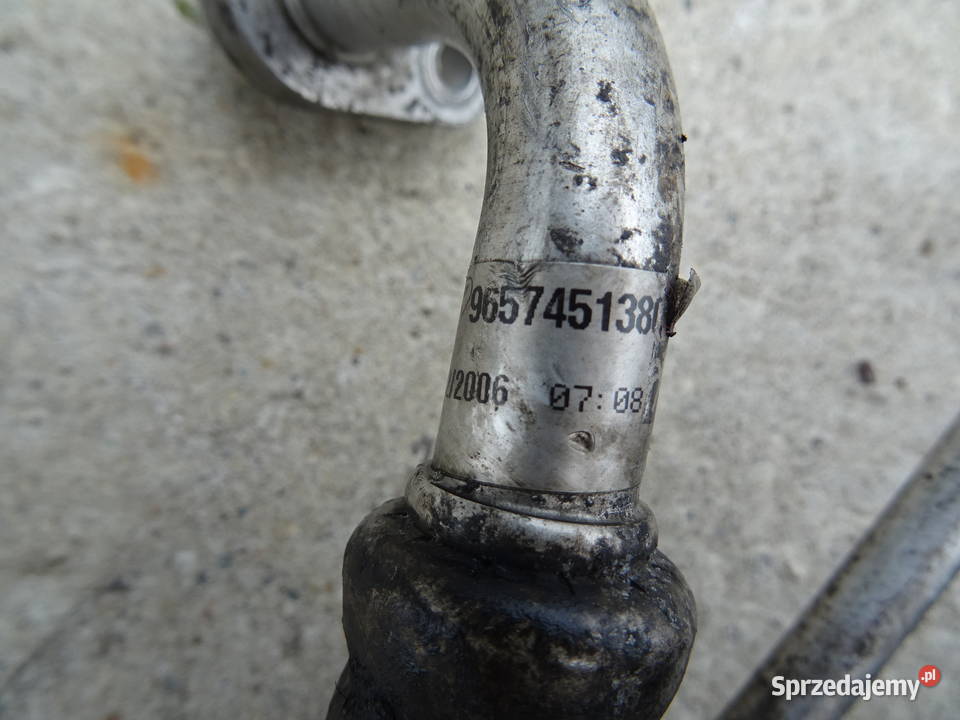 Peugeot 307 16 HDI przewody węże rurki złącza Rok produkcji 2004 Wieluń sprzedam