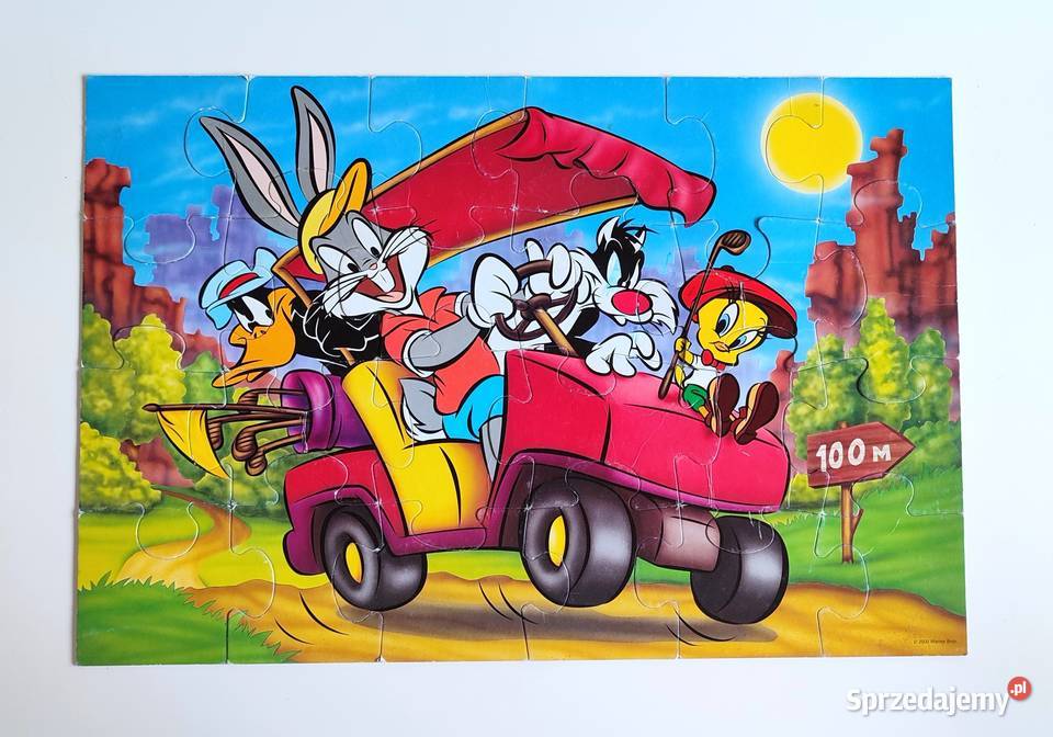 Oryginalne duże puzzle 24 Looney Tunes Warner Puzzle Katowice