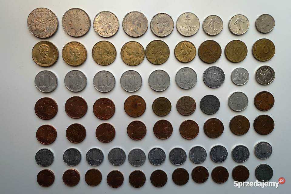 Zestaw monet zagranicznych Kętrzyn