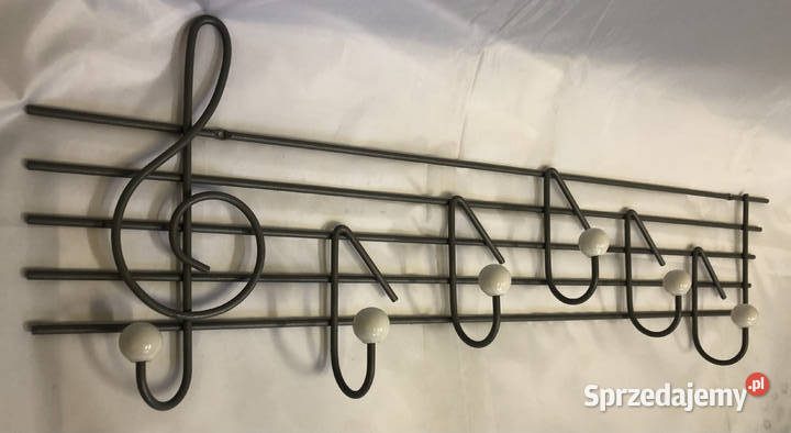 Wieszak Nuty metaloplastyka Poznań