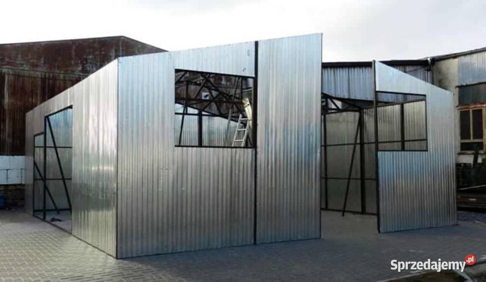 Blaszana hala 98 m ocynkowana Kraków sprzedam