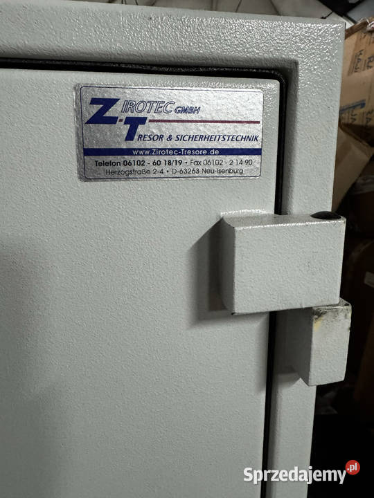 Sejf antywłamaniowy ognioodporny Leverkusen Prochowice